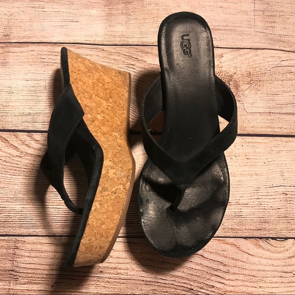 ugg wedge flip flops